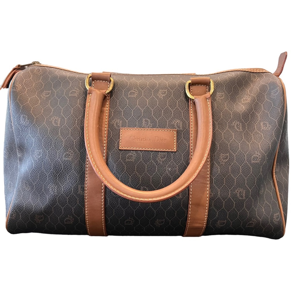 Christian Dior Vintage Honeycomb Boston Bag - Picture 12 of 12